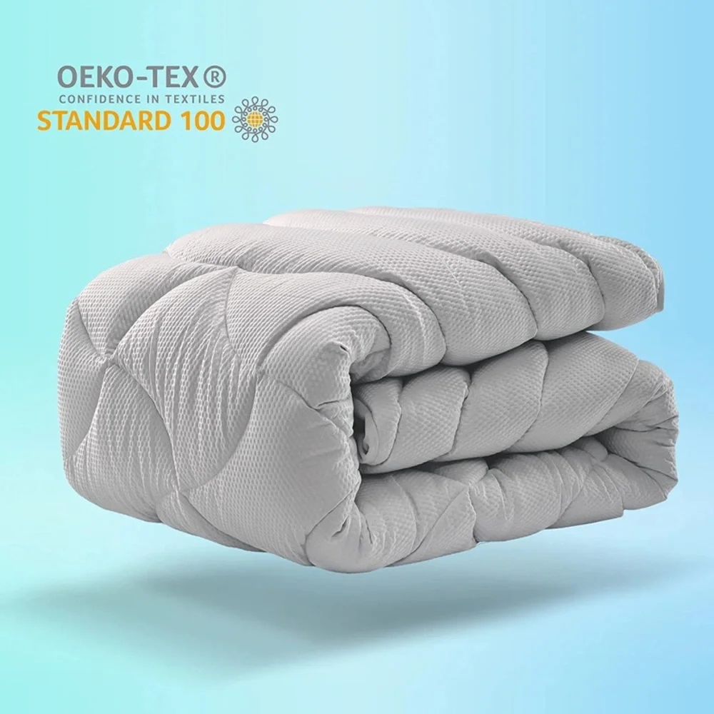Full Size Mattress Pad Cover Cooling Overfilled Soft Fluffy